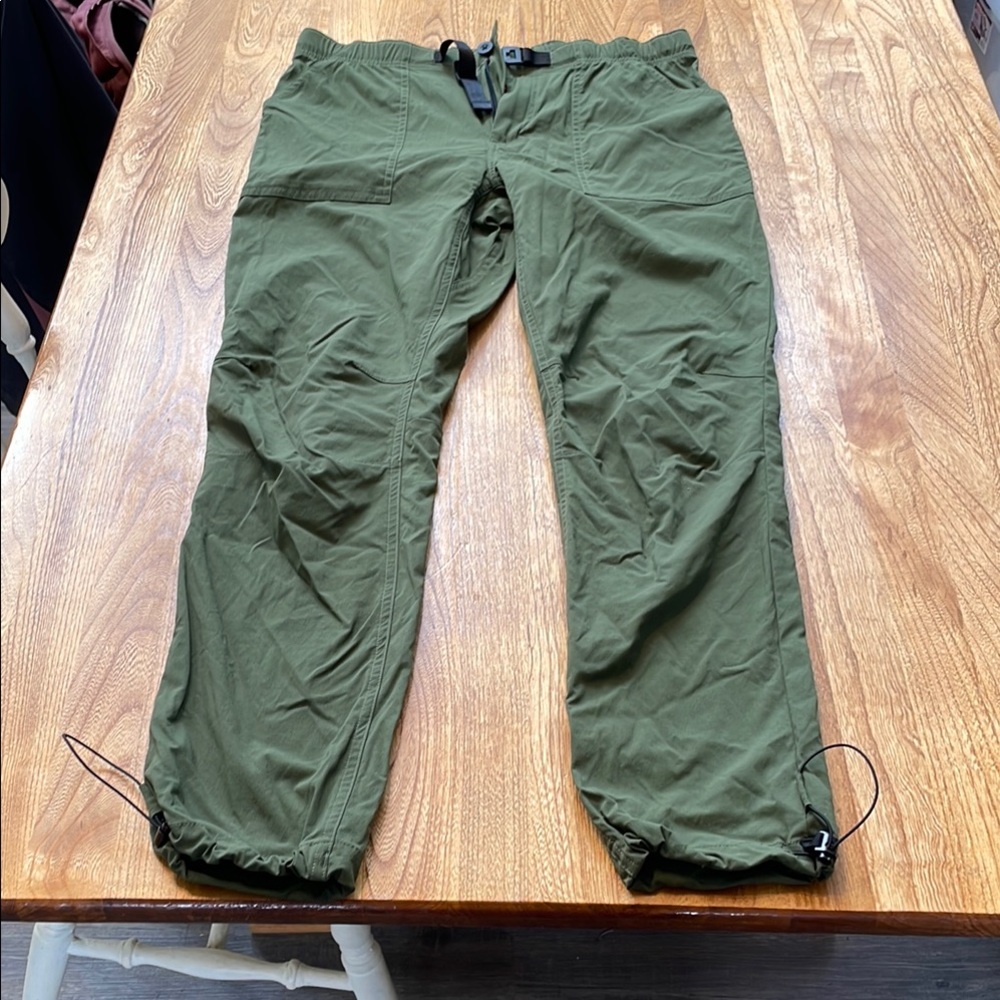 Topo Designs Green Track Pants
